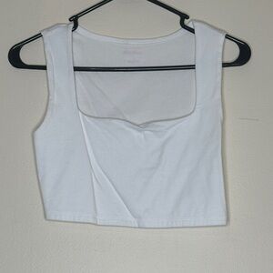 Wild Fable White Crop Top
